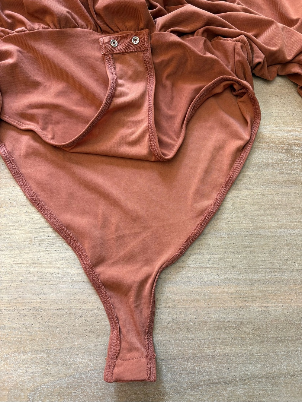 Forever 21 Rust Orange Wrap Bodysuit - Picture 8 of 8
